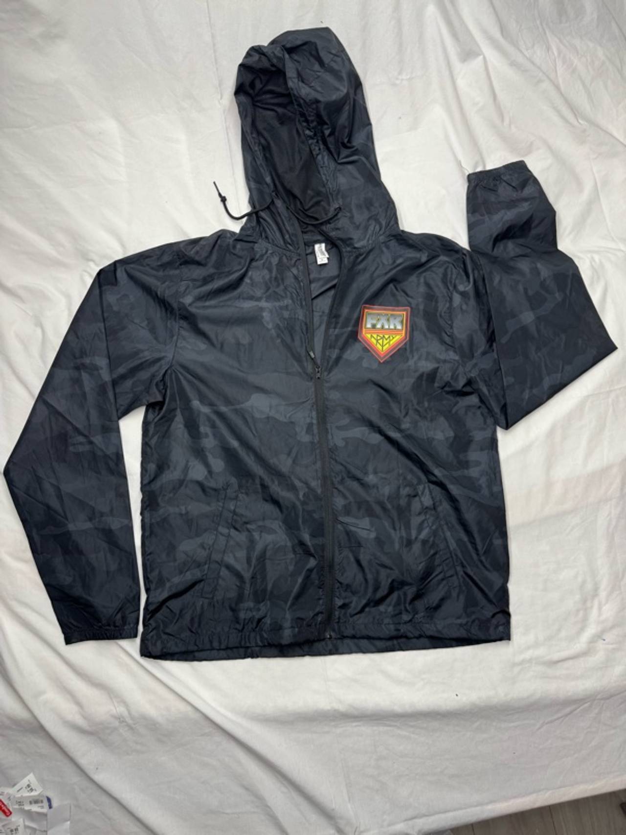 Superior Speed Co. Superior Stealth Black Camo Windbreaker