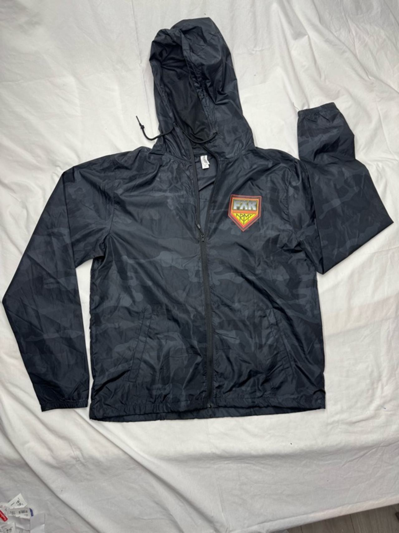 Superior Speed Co. Superior Stealth Black Camo Windbreaker