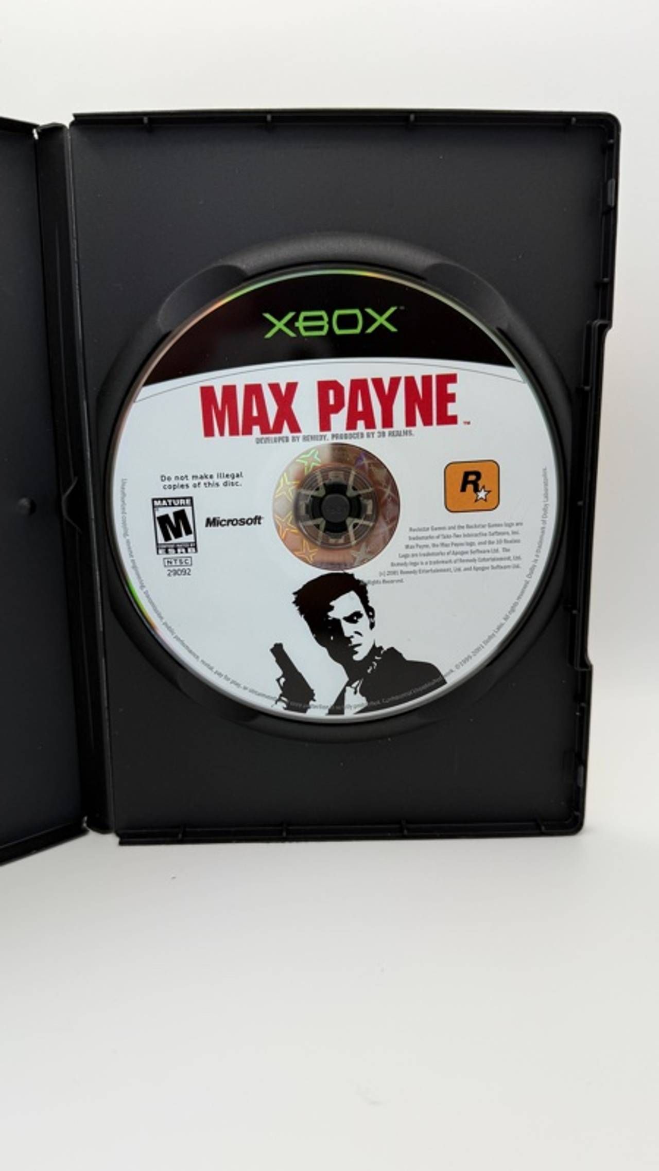 Max Payne Xbox Game Disc