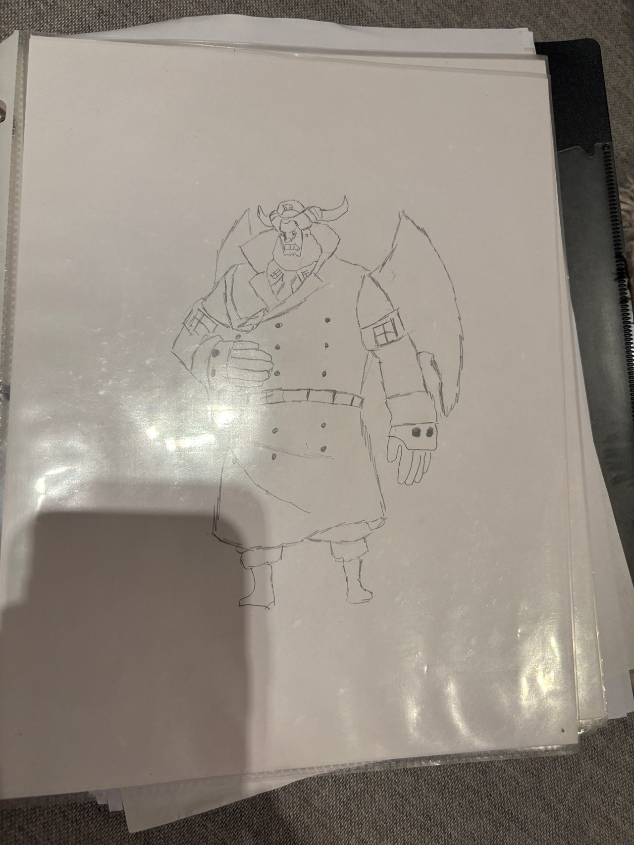 Hand-drawn Magellan Sketch