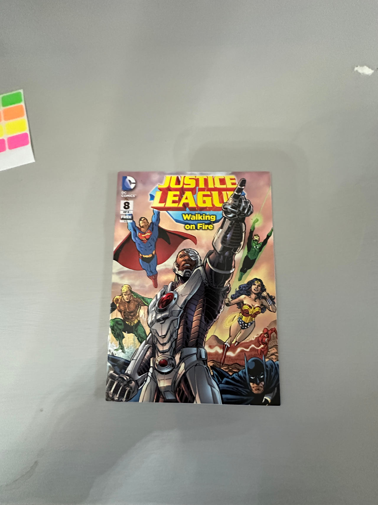 Justice League #8: Walking on Fire
