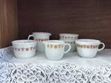 Pyrex Vintage Butterfly Gold Coffee Mug Set - Image 3