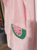 Watermelon Seersucker Dress - Image 3