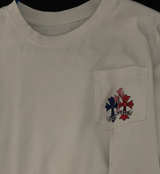 Chrome Hearts Triple Cross Pocket T-Shirt White - Image 1