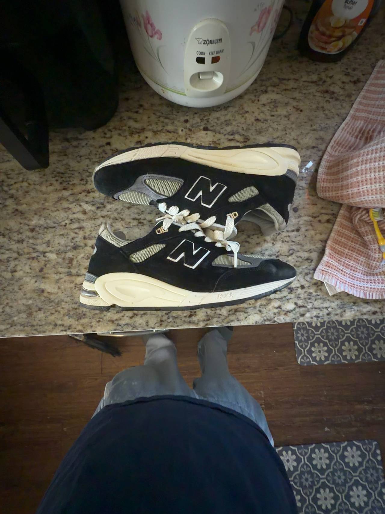 New Balance 990v2 Teddy Santis Black True Camo