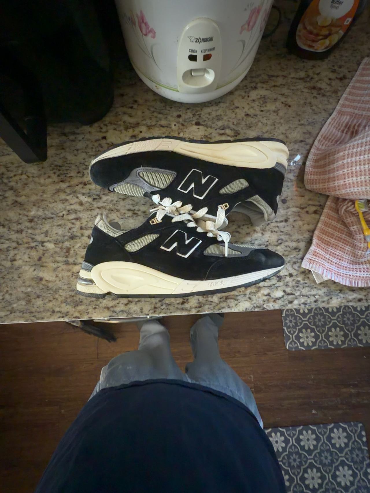 New Balance 990v2 Teddy Santis Black True Camo