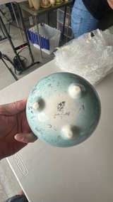 Sascha Brastoff "Surf Ballet" footed bowl - Image 2