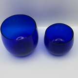 Cobalt Blue Glass Votive Bowls / Tealight Holders - Image 5