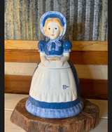 Blue Bonnet Sue Ceramic Cookie Jar - Image 3