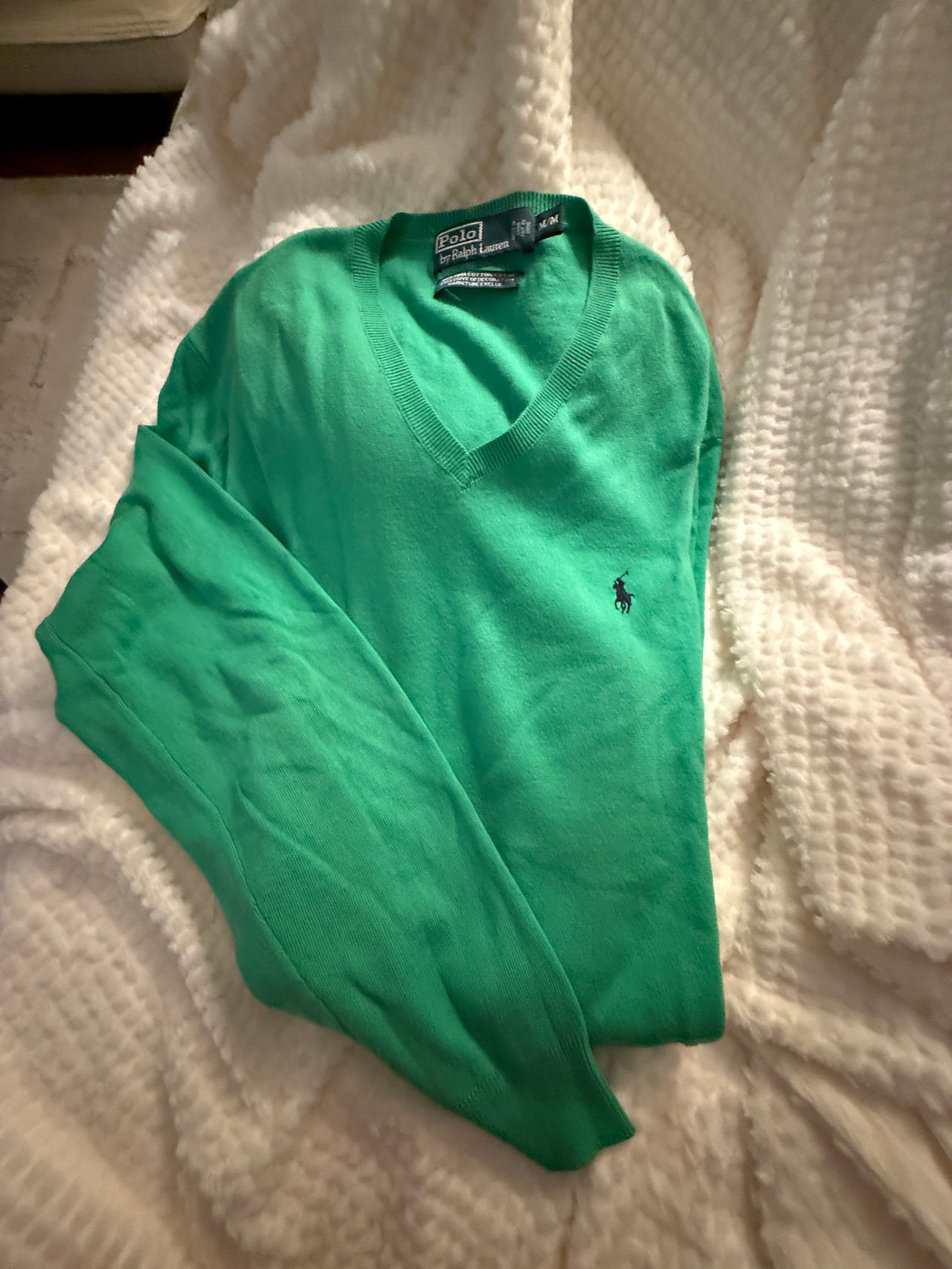 Polo Ralph Lauren V-Neck Sweater Medium 