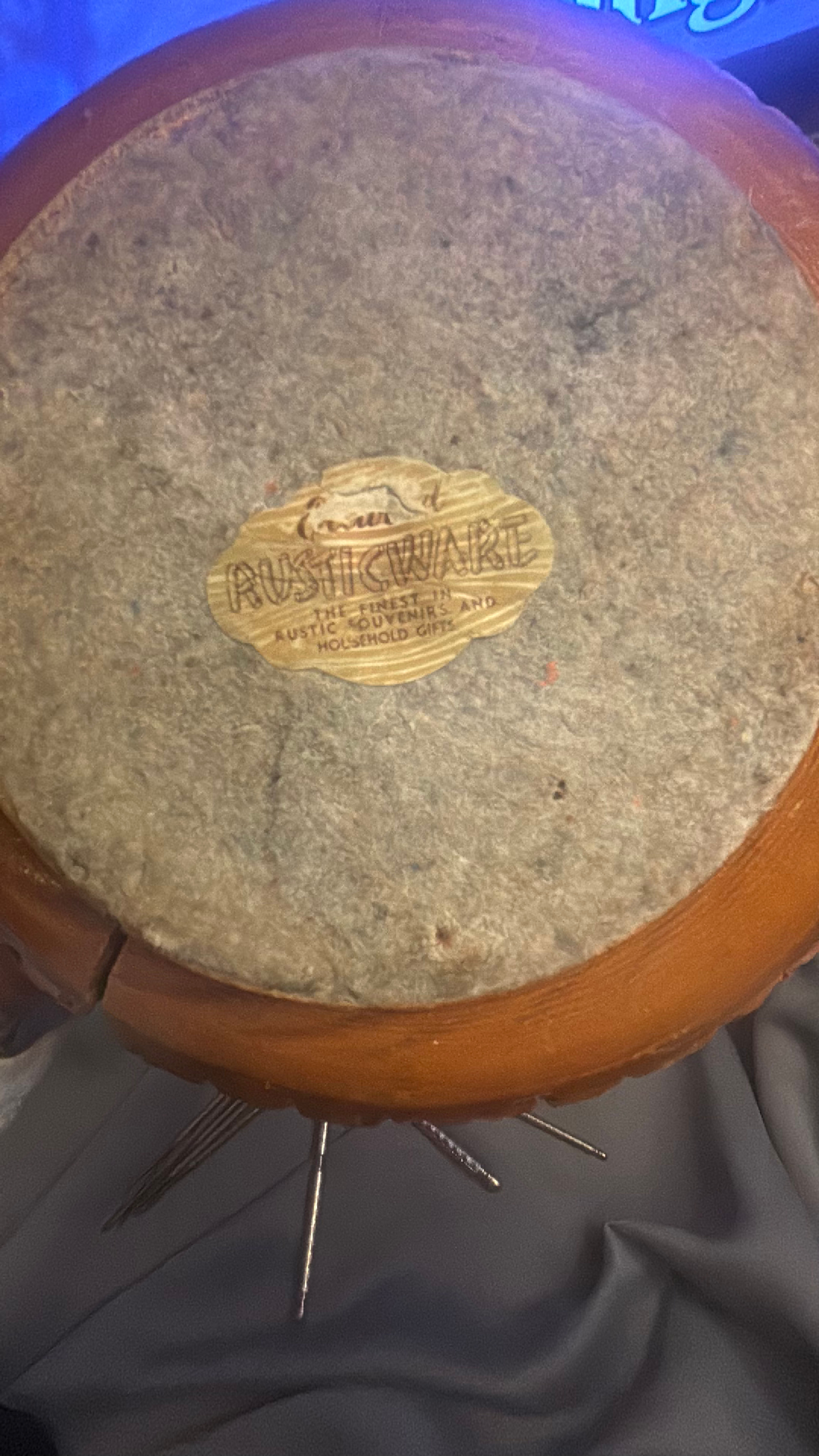 Ellwood Rusticware Wood Nut Bowl with Nutcracker and Picks - Image 3