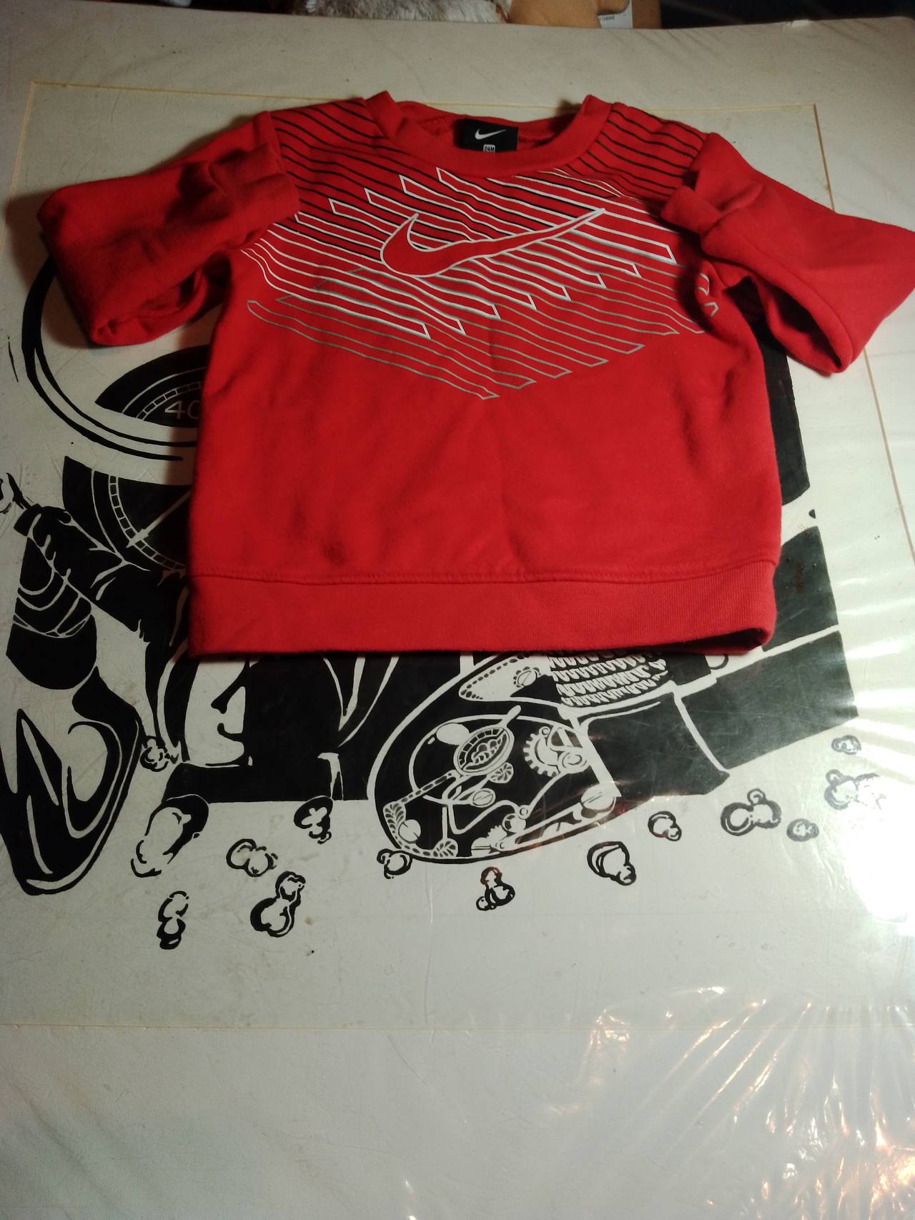Nike Toddler Graphic Fleece Crewneck Sweatshirt