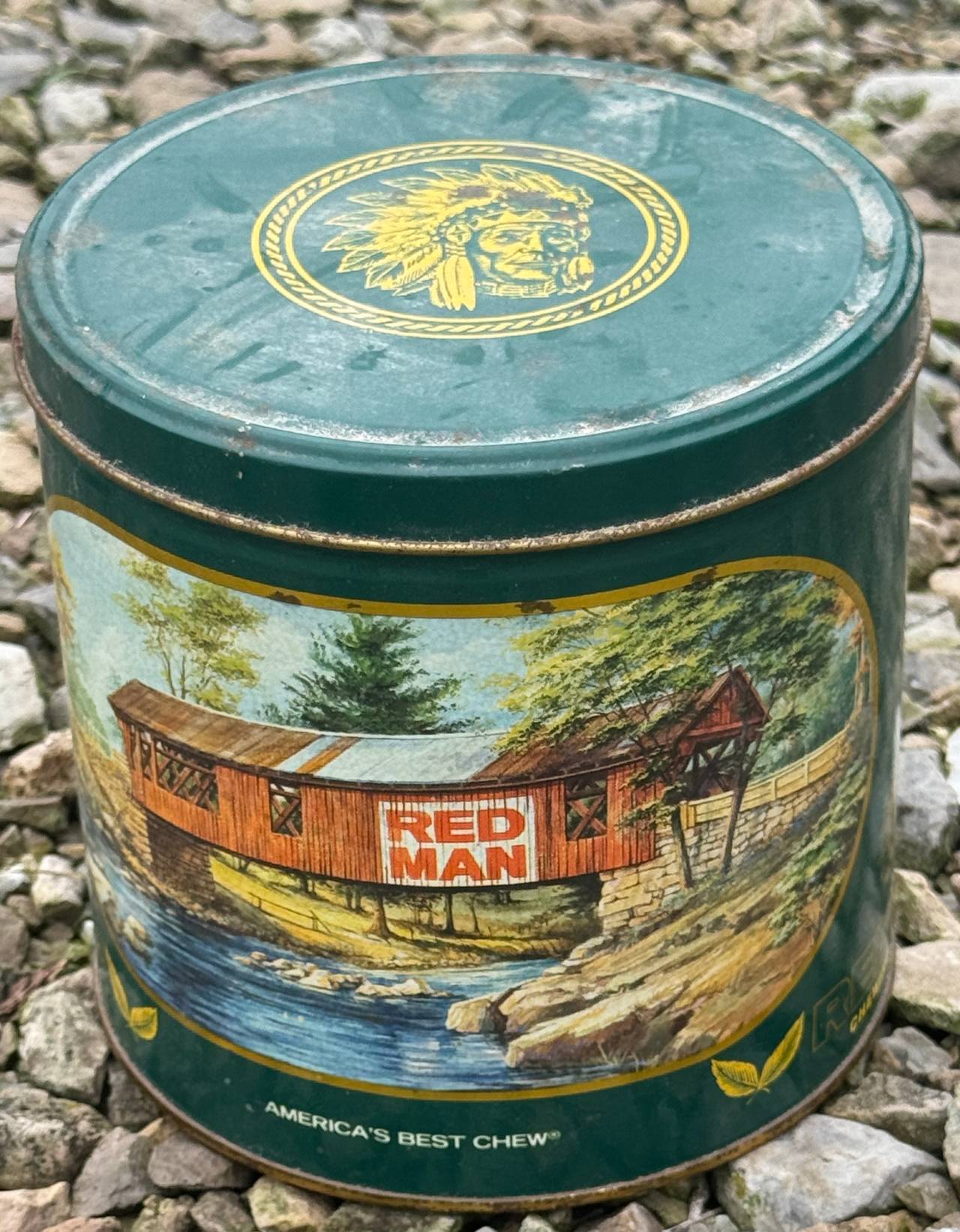 Red Man Chewing Tobacco Tin