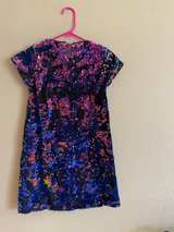 Hayden Girls Blue Iridescent Sequin Dress - Image 4