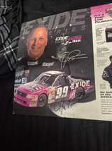 Jeff Burton Signed Exide Batteries NASCAR Poster - Image 2