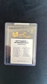 GAS Trading Cards Wu-Tang Clan Pine Knob Music Theatre 2022 Card - Image 1