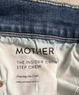 MOTHER The Insider Crop Step Chew Jeans - Image 3