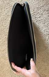 Kate Spade Black & White Striped Laptop Sleeve 13-inch - Image 4