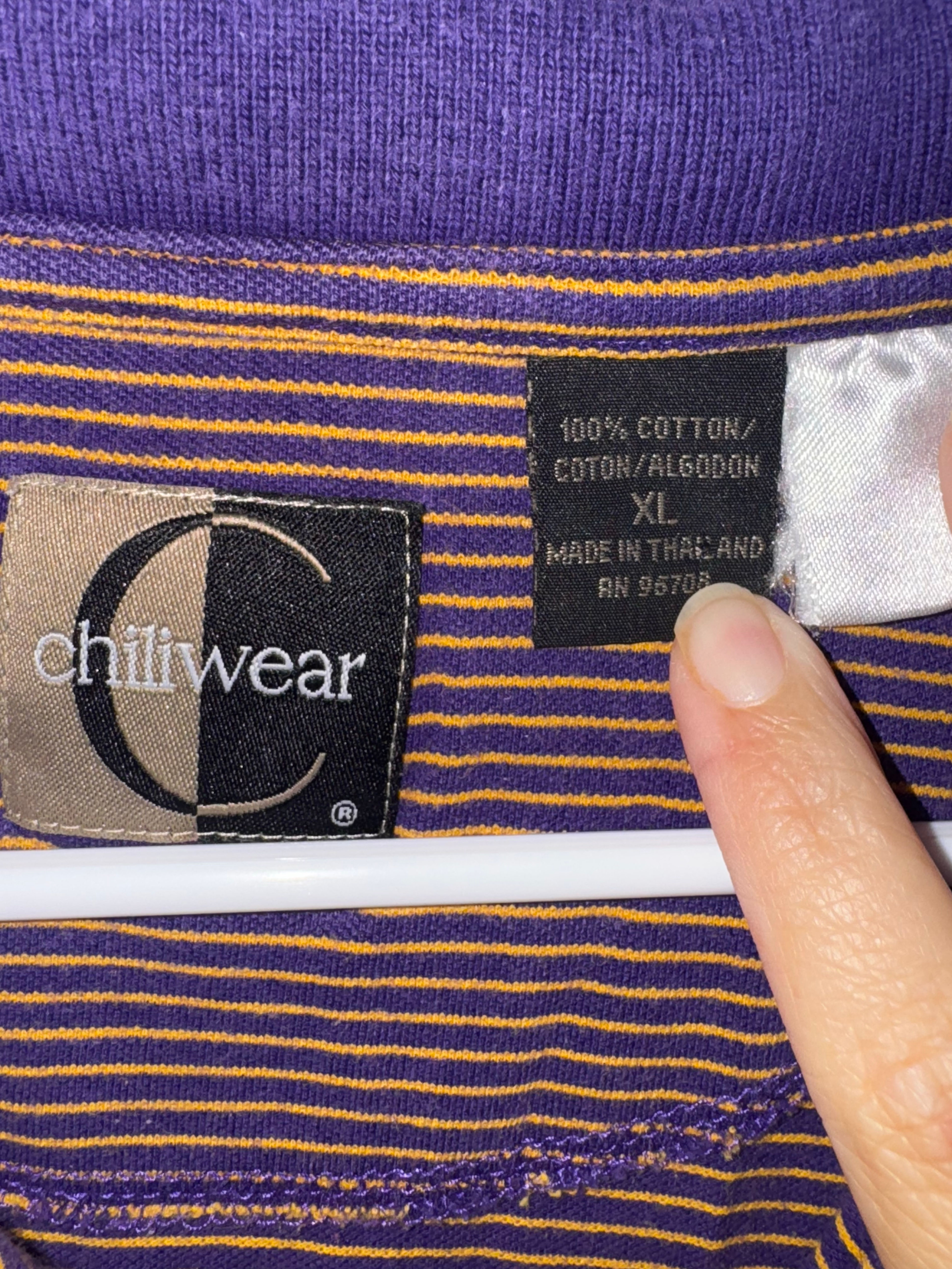 LSU Chiliwear Striped Cotton Shirt 