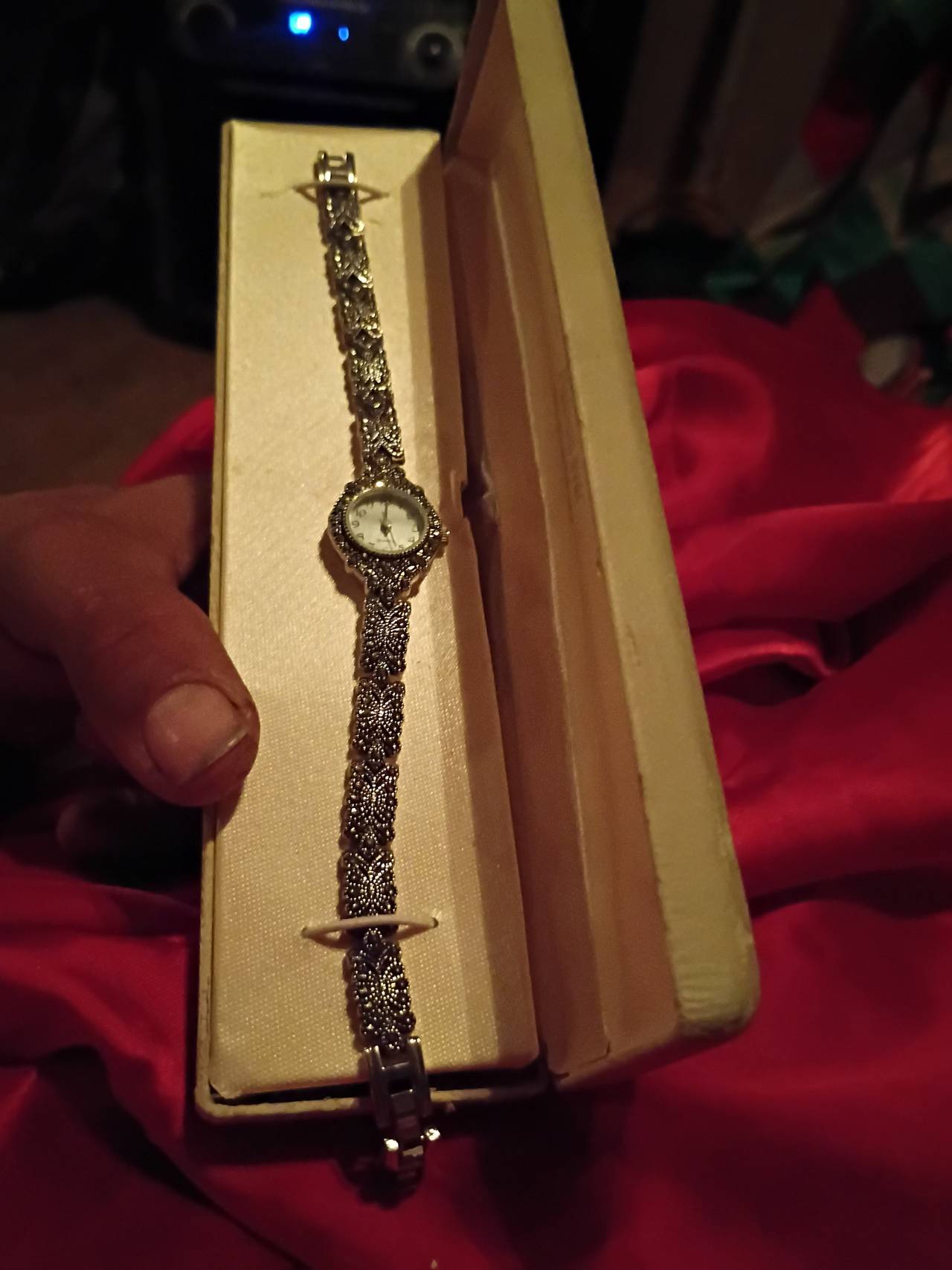 Vintage Marcasite Ladies Watch