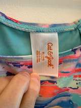 Cat & Jack Girls' Abstract Print Gymnastics Leotard Size XL (14) - Image 2