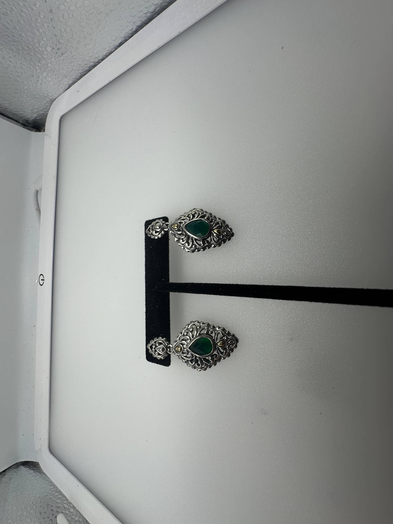 Sterling Silver Filigree Drop Earrings