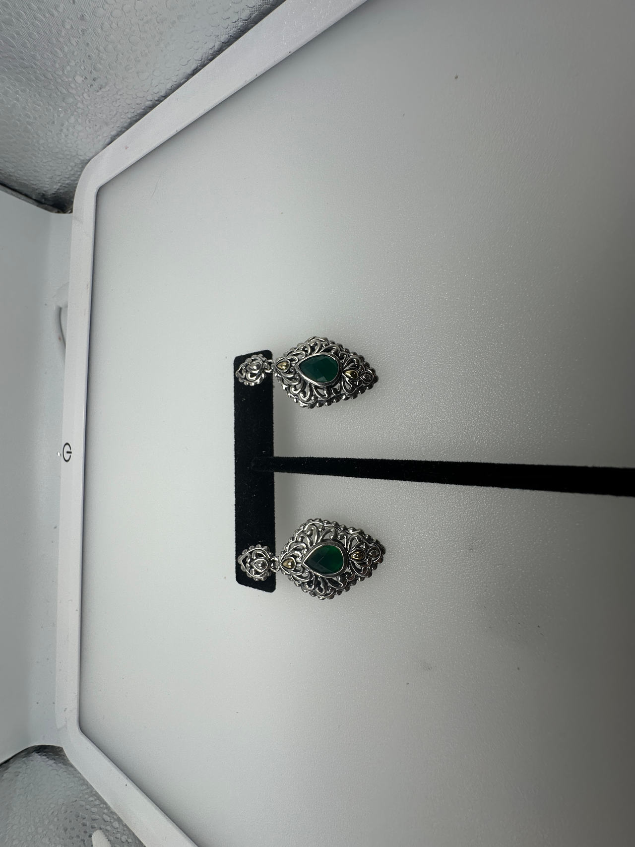 Sterling Silver Filigree Drop Earrings