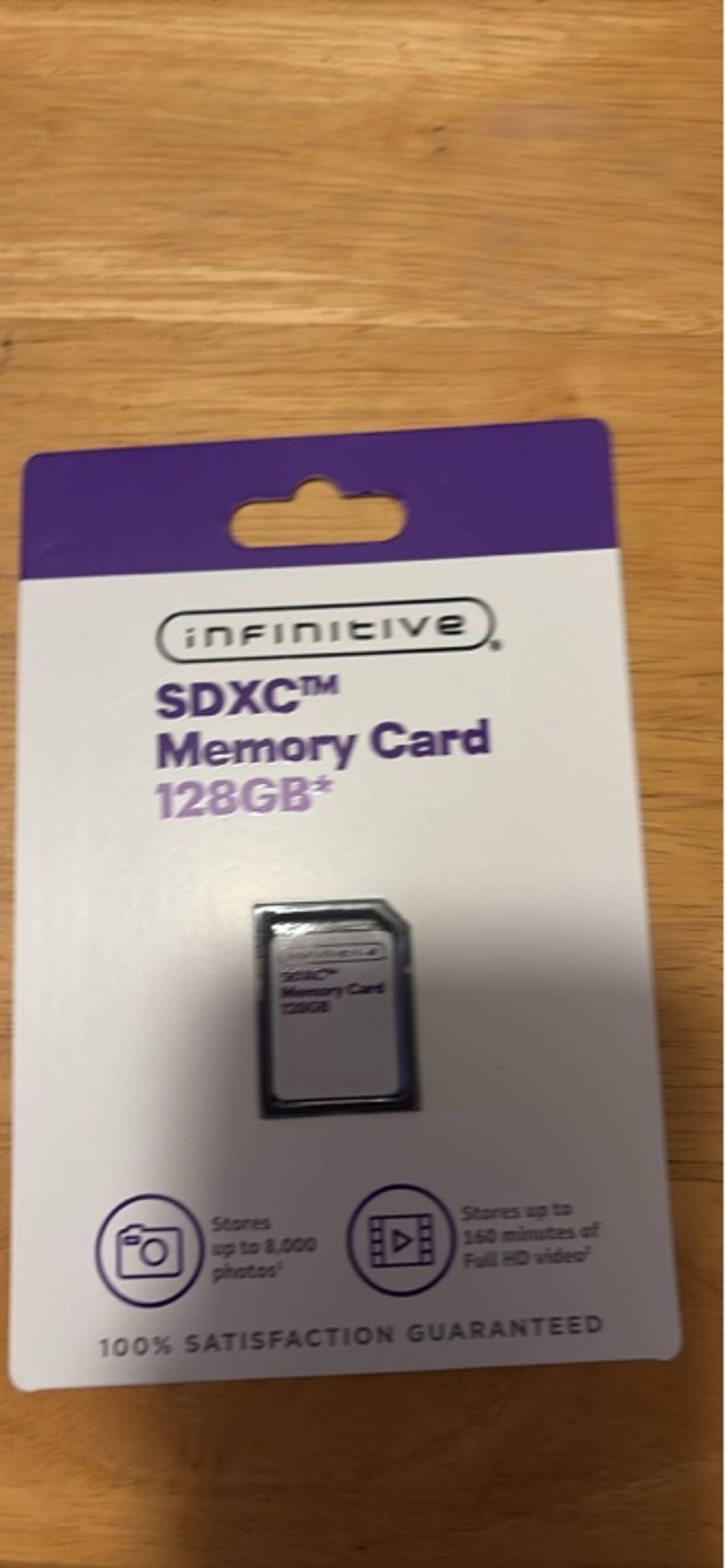 Infinitive 128GB MicroSDXC Memory Card