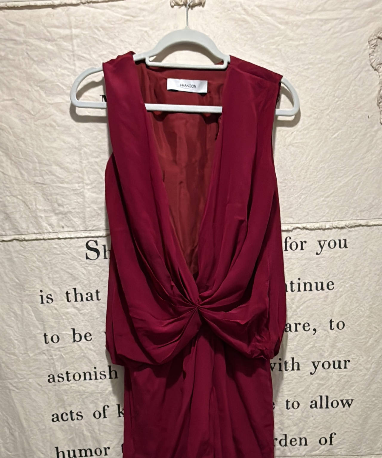 THAKOON silk Twist-Front Sleeveless romper