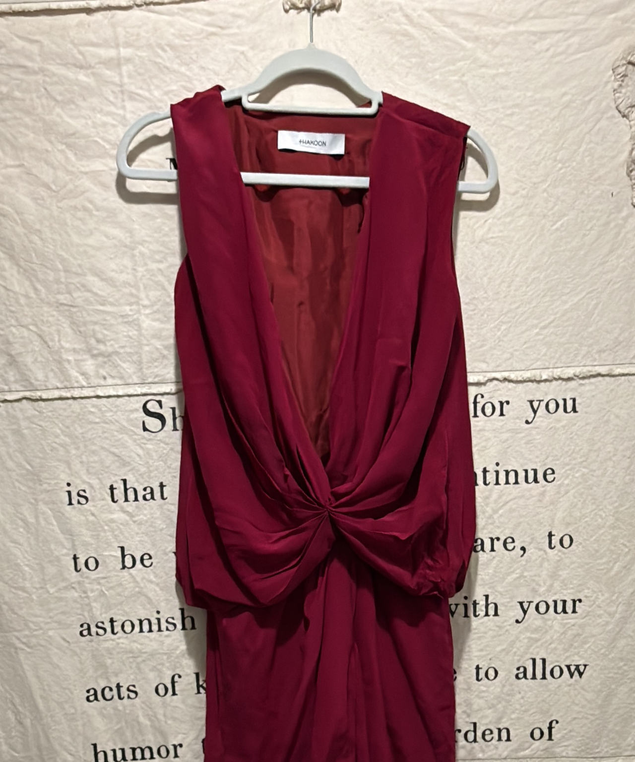 THAKOON silk Twist-Front Sleeveless romper