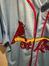 St. Louis Cardinals Baseball Jersey Blue XL - Image 6