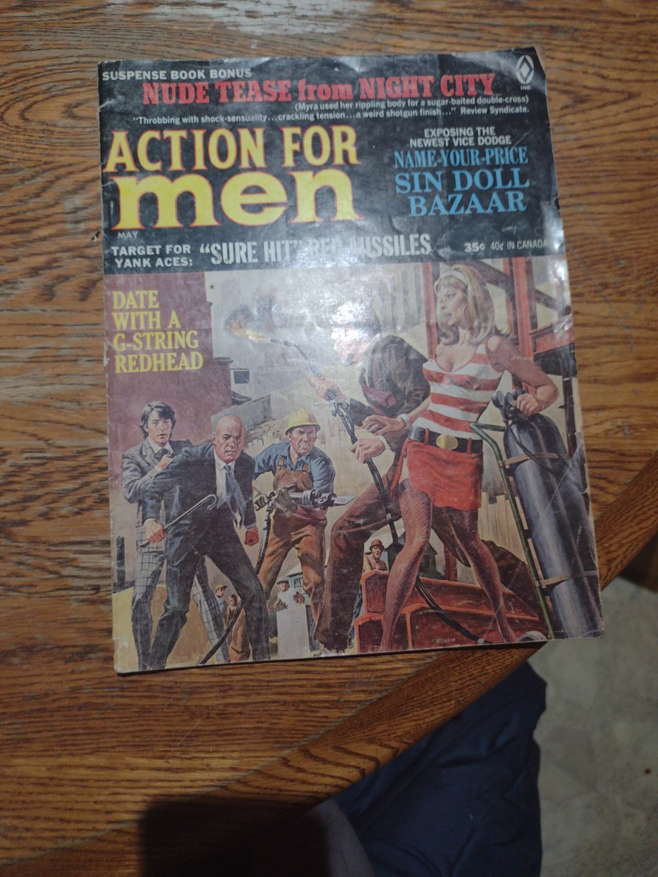 Action For Men Magazine May 1968