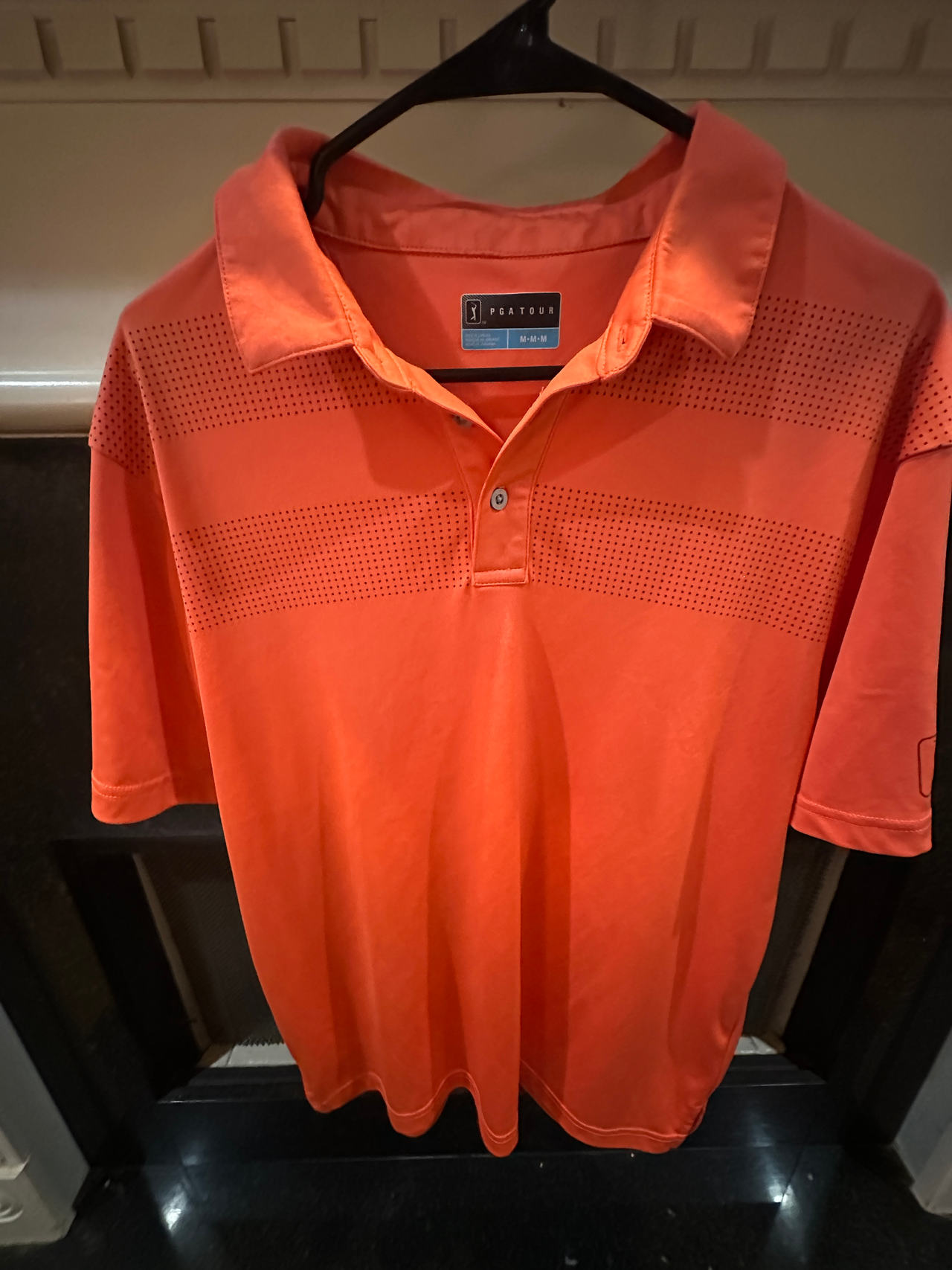 PGA Tour Men's Airflux Golf Polo Shirt