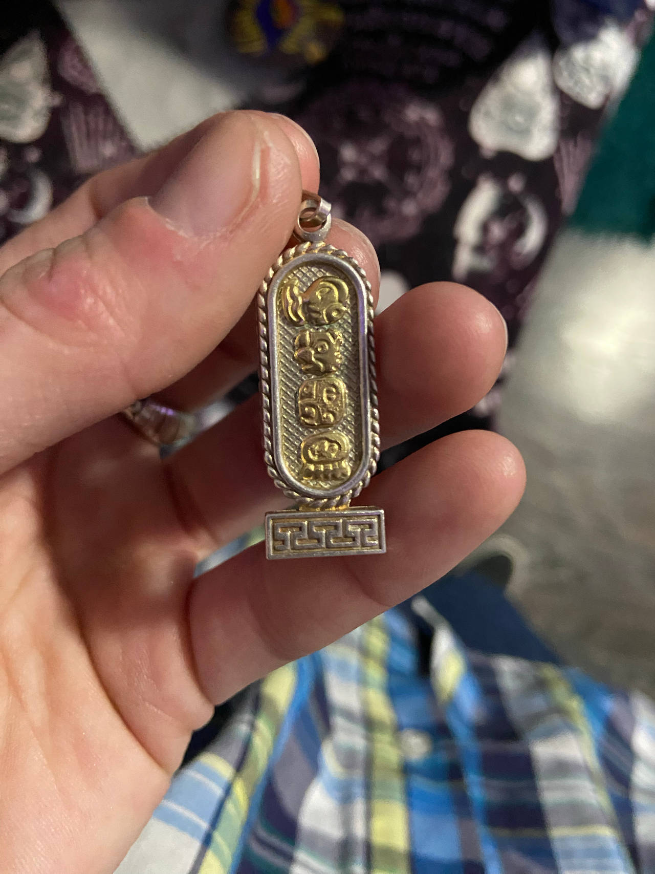 Chinese Gold Ingot Pendant