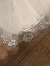 Bella Donna Ivory Strapless Beaded Mermaid Wedding Dress Size 2-4 - Image 4