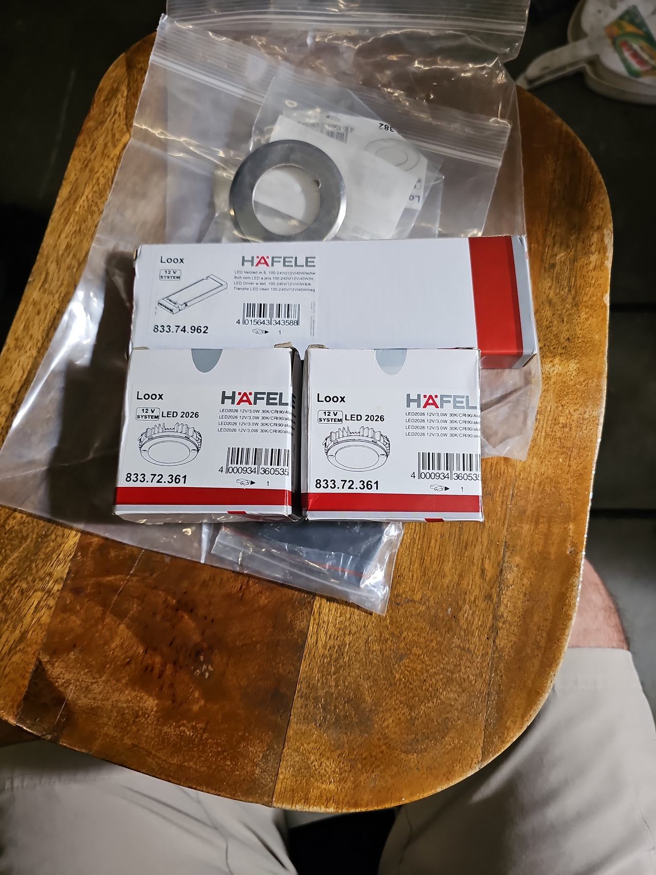 Häfele Loox LED 2026 12V Light and Driver Set
