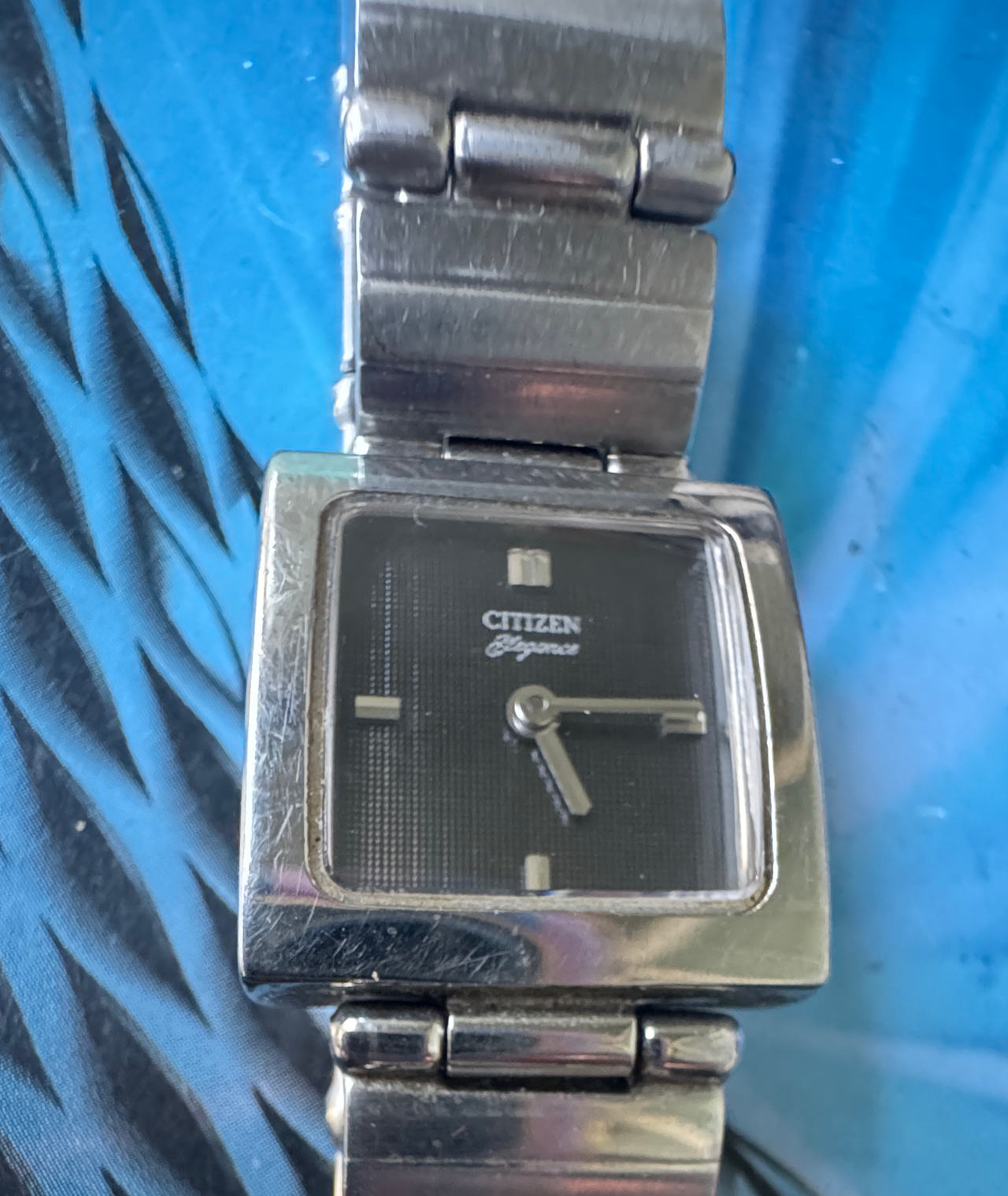 Citizen Elegance Square Black Dial Watch