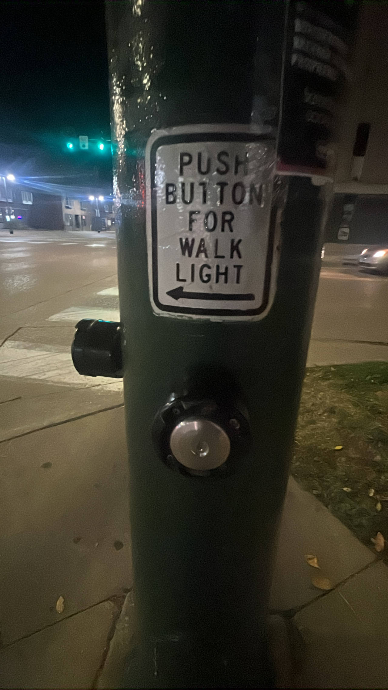 Pedestrian Crosswalk Push Button