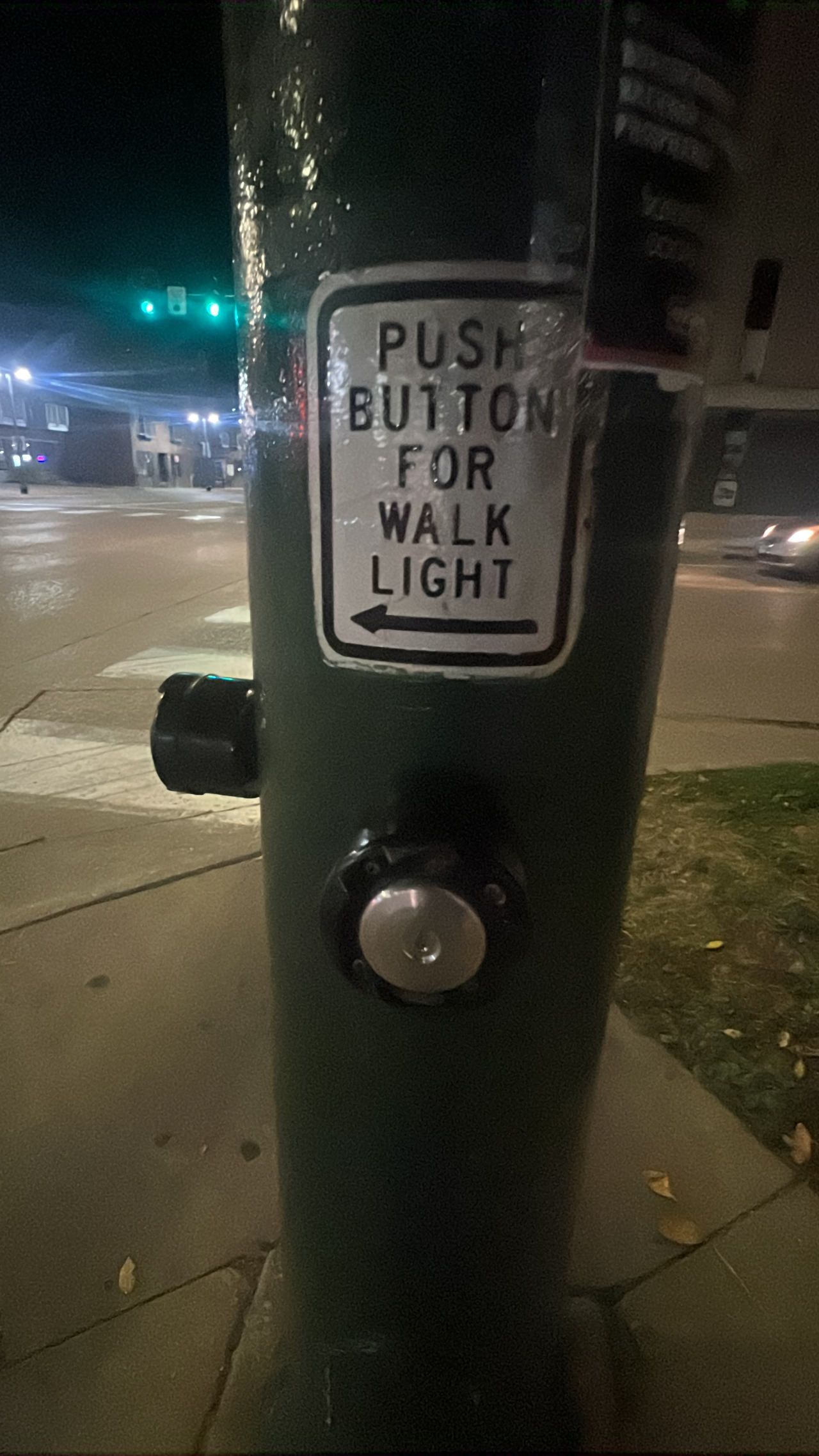 Pedestrian Crosswalk Push Button