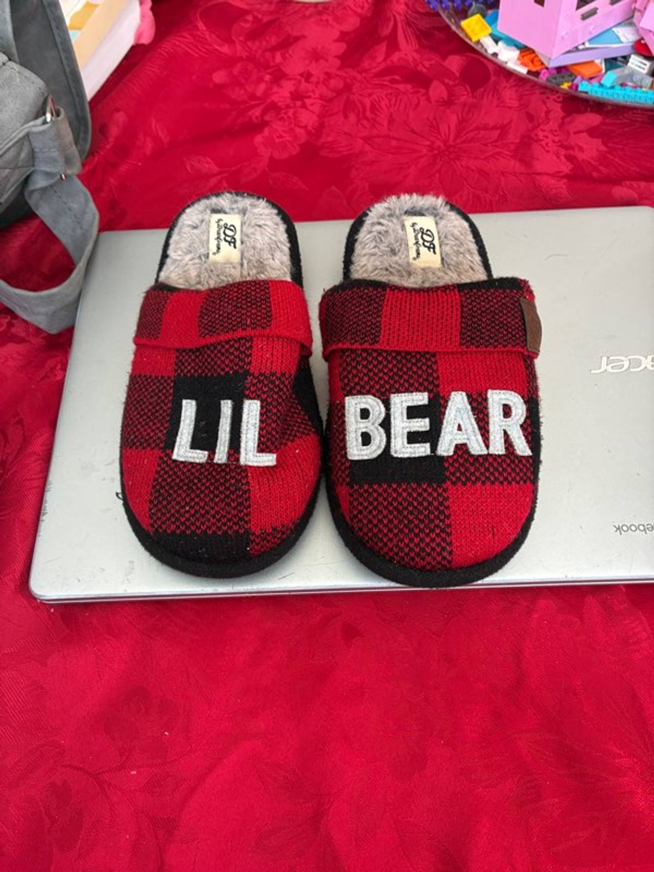 Dearfoams Lil Bear Slippers