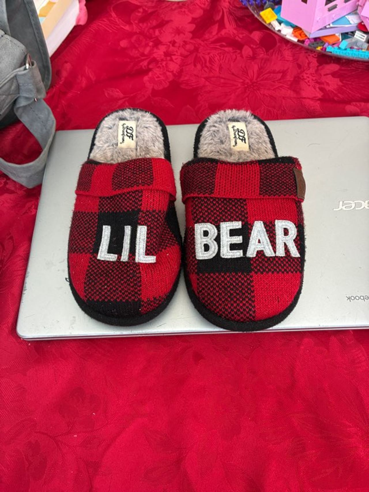 Dearfoams Lil Bear Slippers