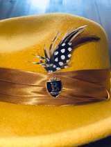 Bruno Capelo Giovani Gold/Mustard Fedora Hat - Image 6