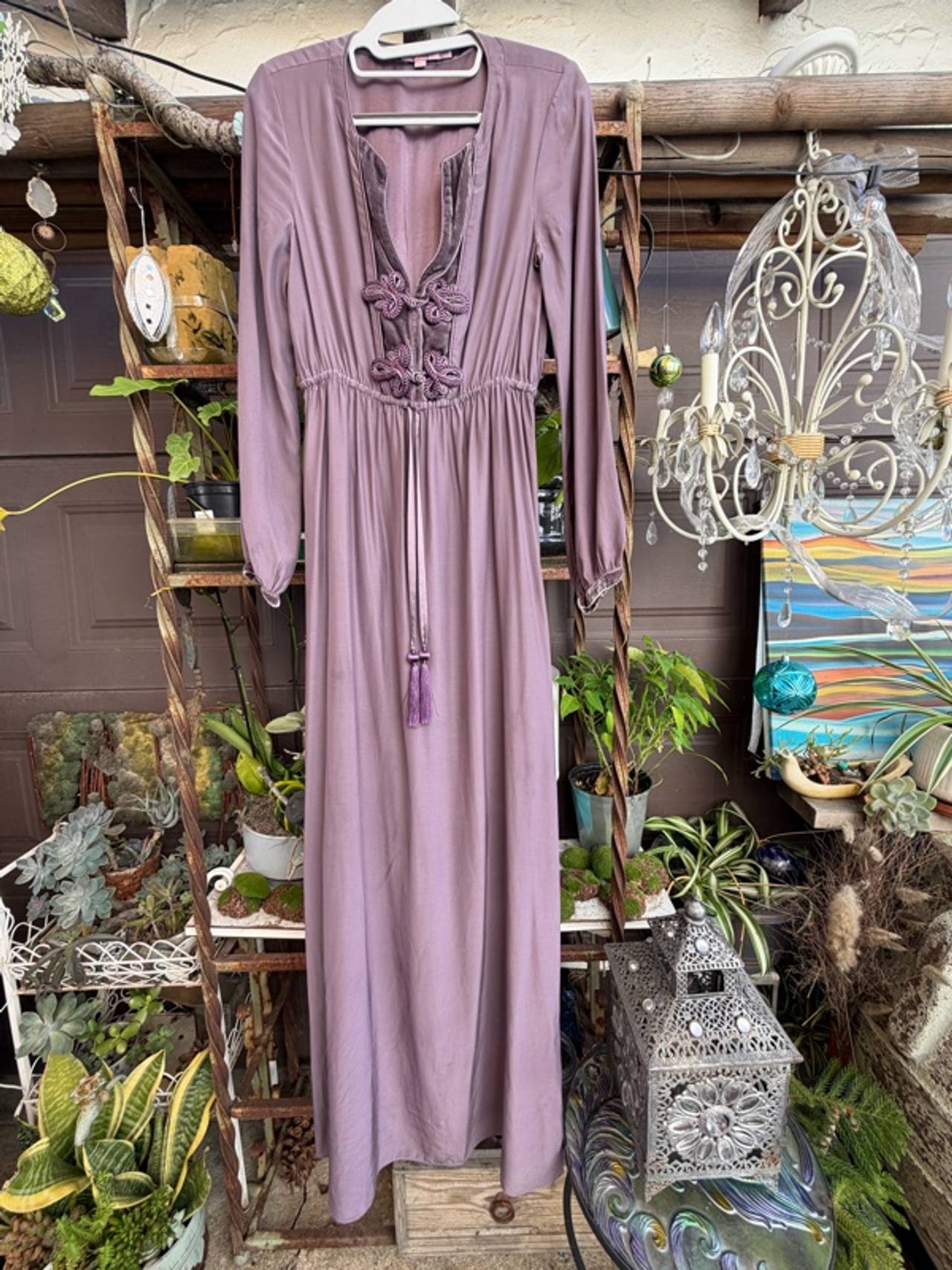 Calipso Midi Dress Plum