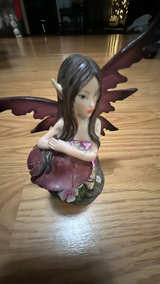 Ebros Purple Fairy Gazing Into The Sky Statue 5.25" - Image 6