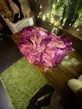 Purple Tie Dye Crinkle Scarf - Image 3