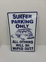 Seaweed Surf Co. Surfer Parking Only Metal Sign - Image 3