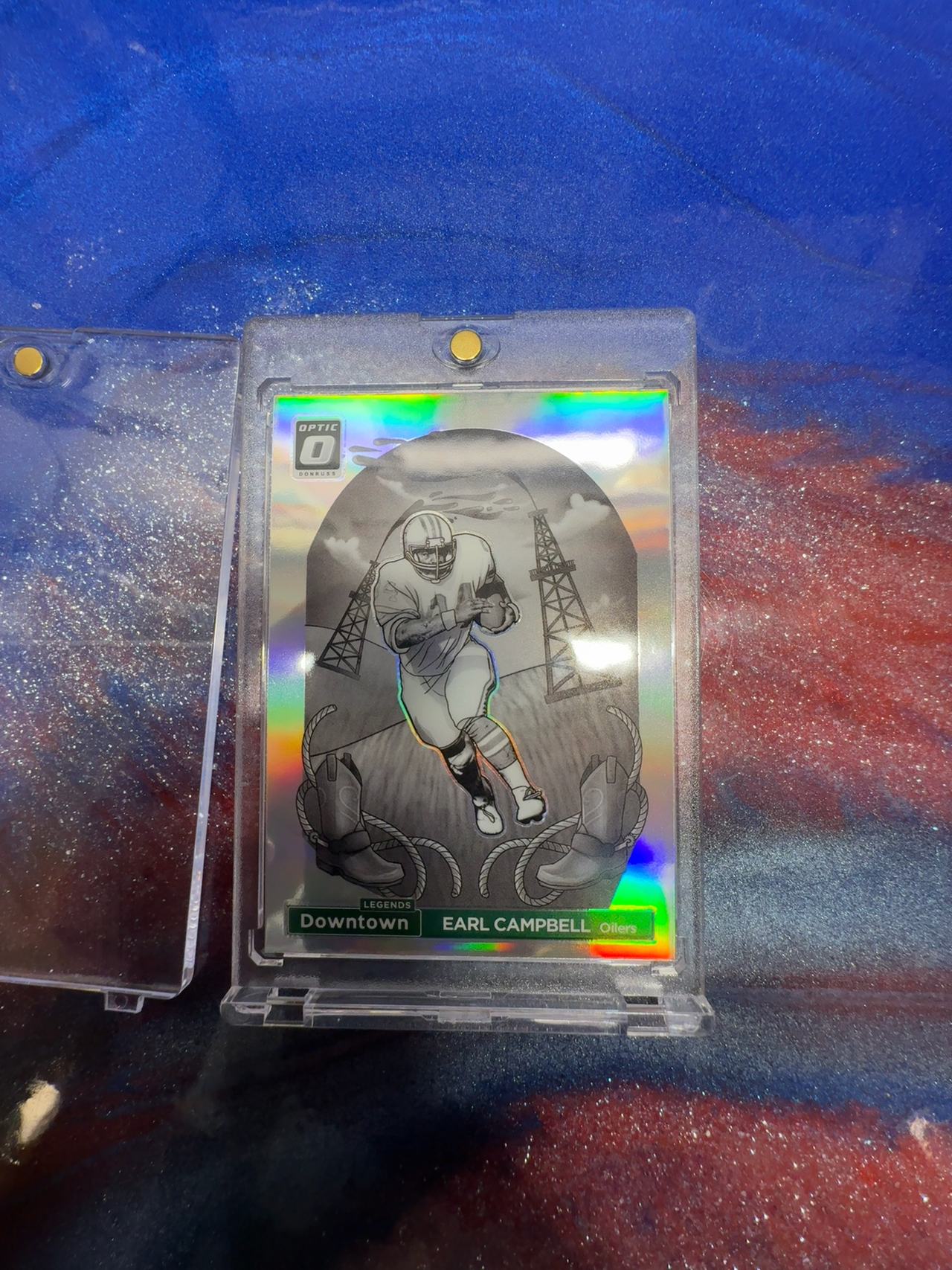 Panini Donruss Optic Downtown Legends Earl Campbell Black Pandora