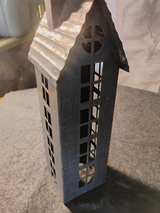 Tall Galvanized Metal House Lantern - Image 2