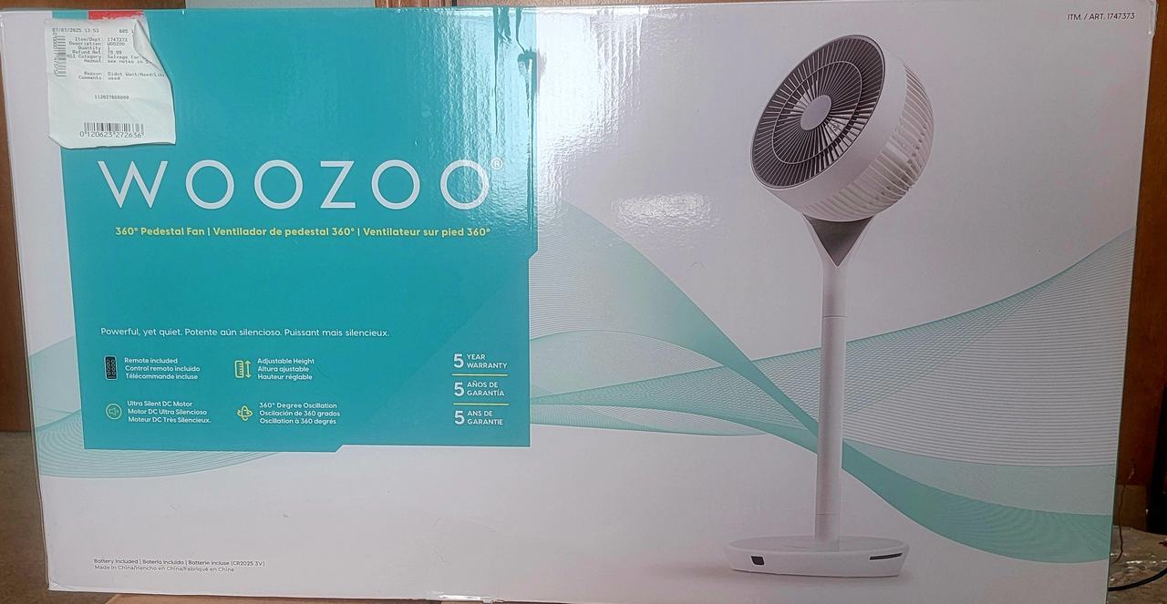 Woozoo 360 Pedestal Fan