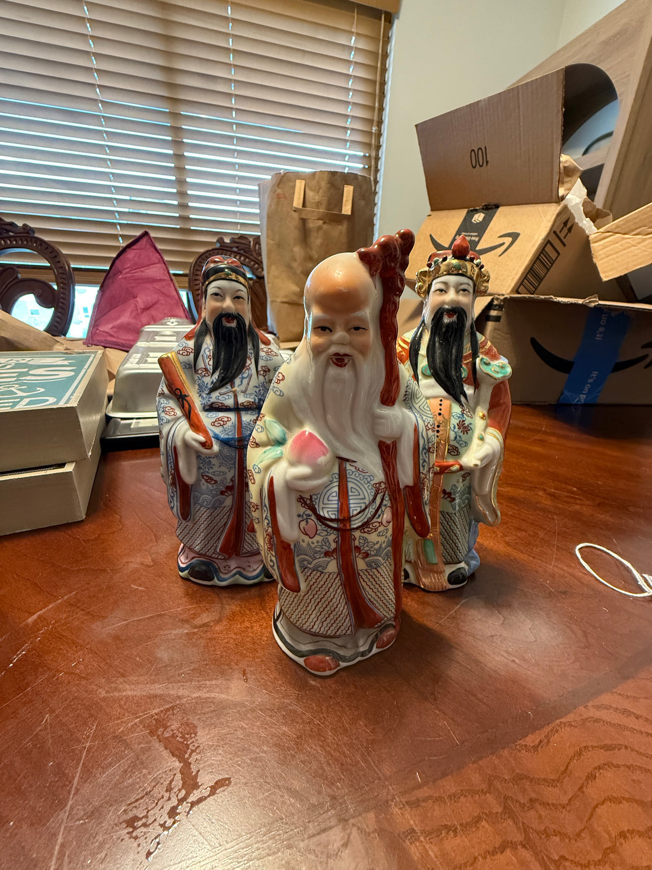 Fu Lu Shou Figurines